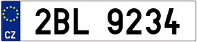 Truck License Plate